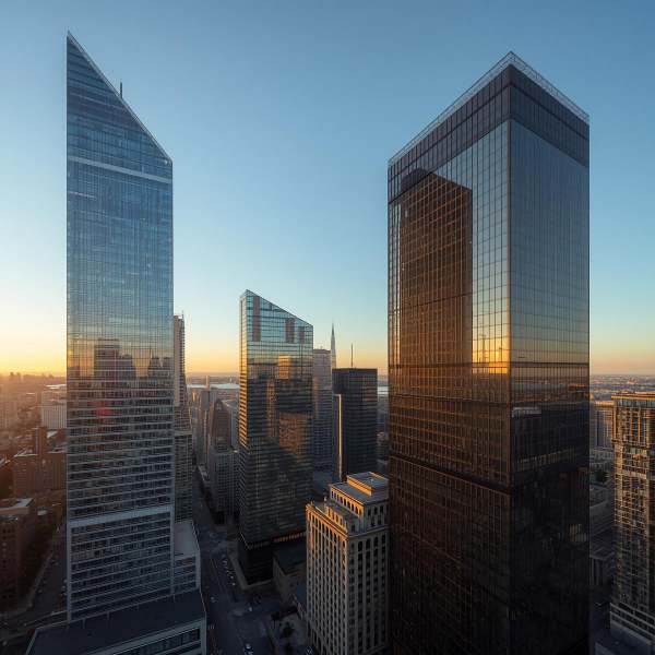 tall commercial buildings